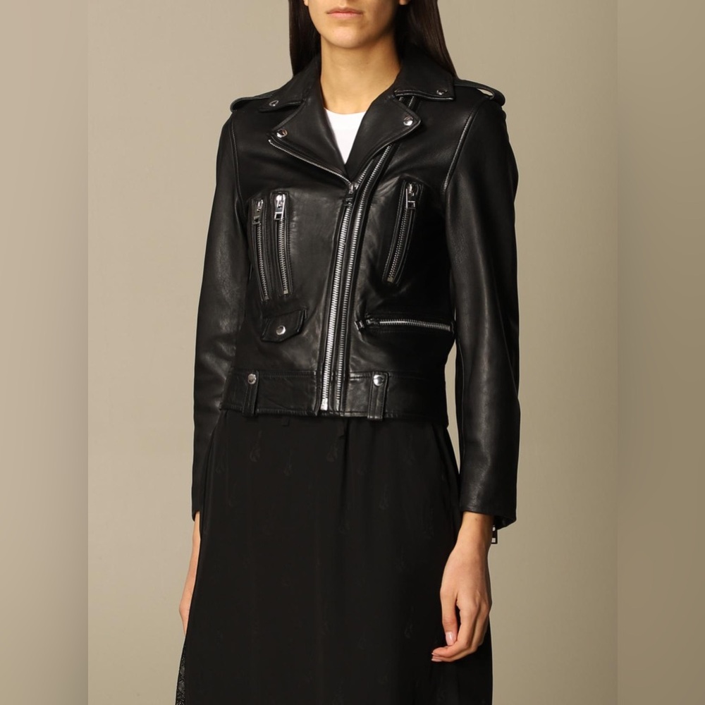 Authentic Zadig & Voltaire cropped genuine leather perfection